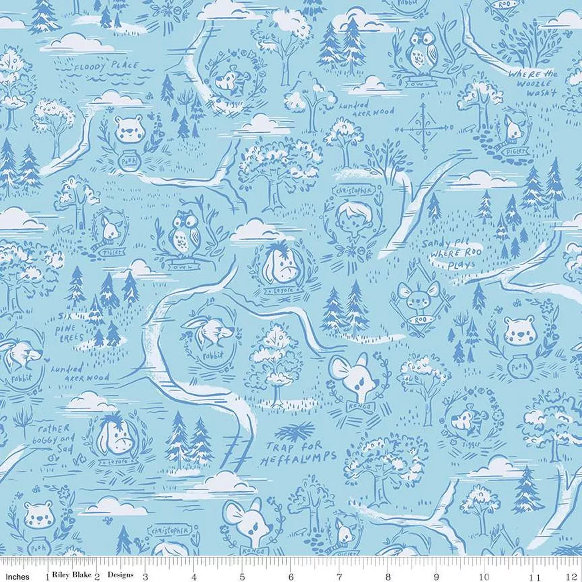 100 Aker Woods - Aker Woods Map Sky | C15171-SKY