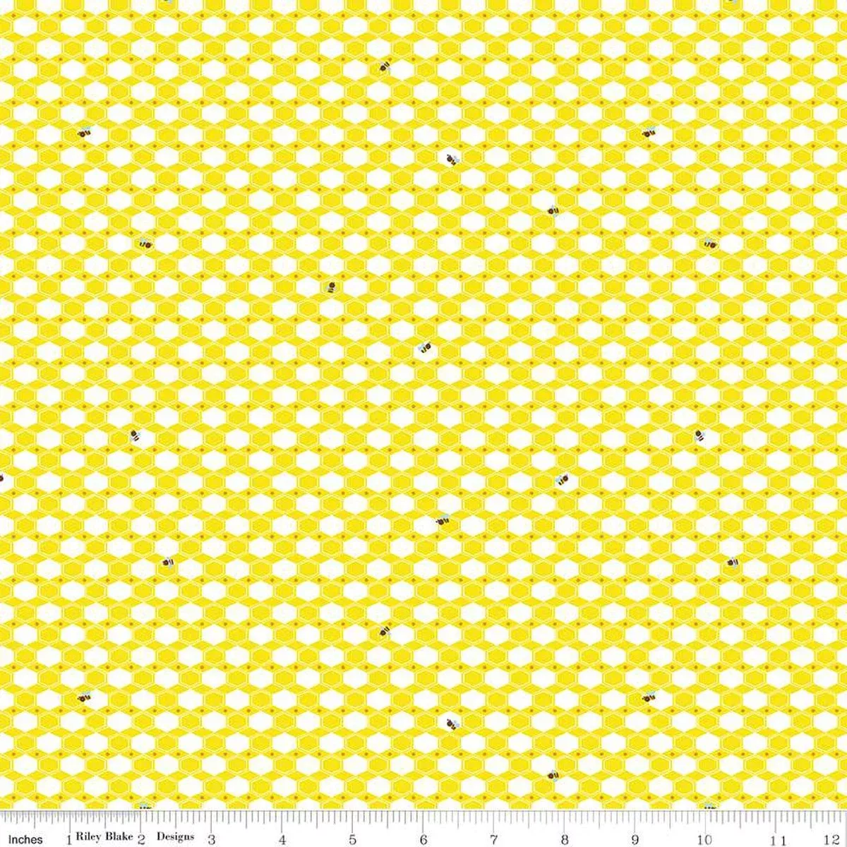 100 Aker Woods - Honey Hex Yellow | C15175-YELLOW
