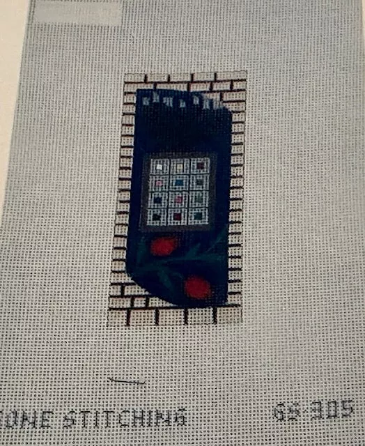 12 Tribes Mezuzah from Gone Stitching