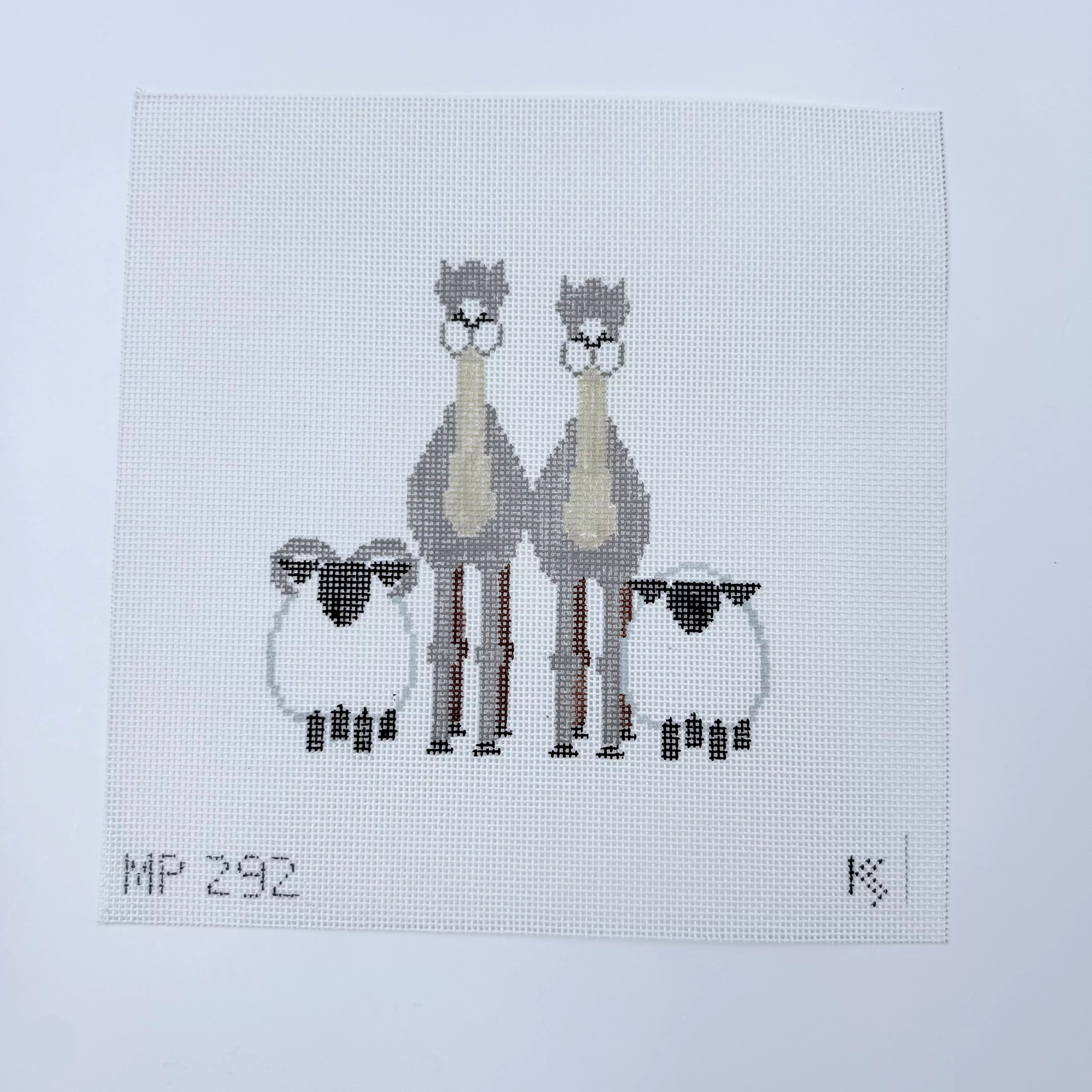 2 Camels/2 Sheep Canvas