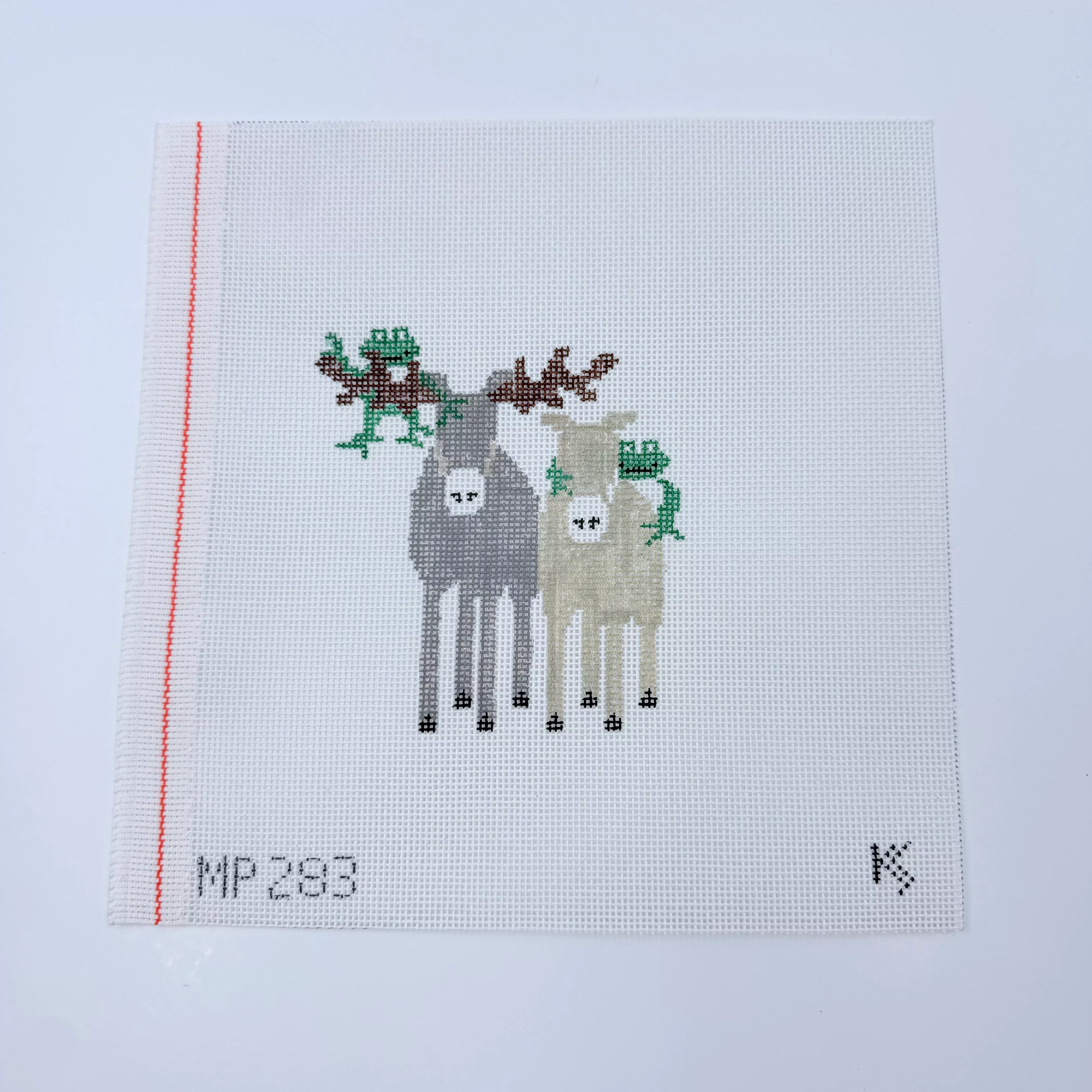 2 Moose/2 Frogs Canvas