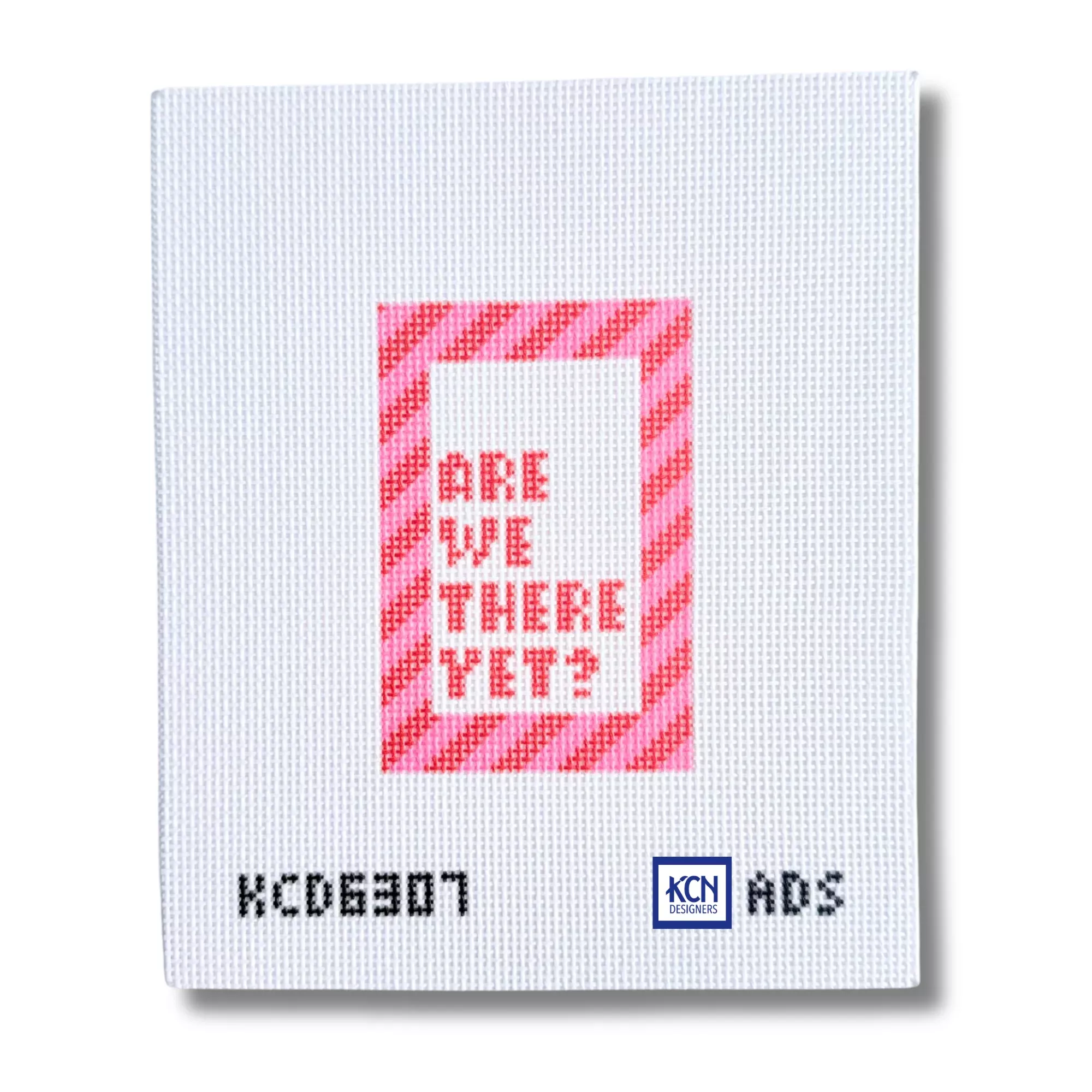 Are We There Yet - Pink Canvas