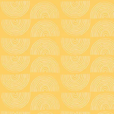 Autumn Smiles - Arched Geo Yellow | 2600-31059-S