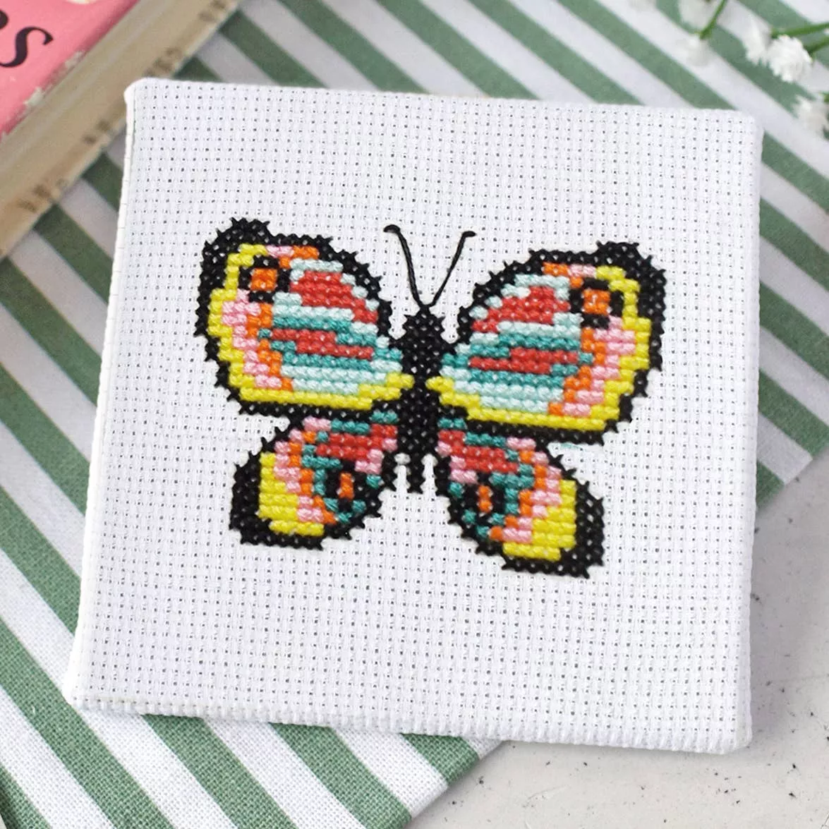 Butterfly Mini Cross Stitch Kit - homesewn