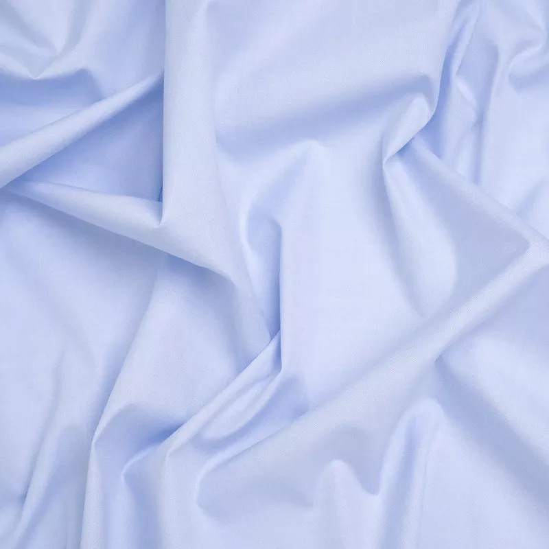 Cotton Shirting - Light Blue - Deadstock