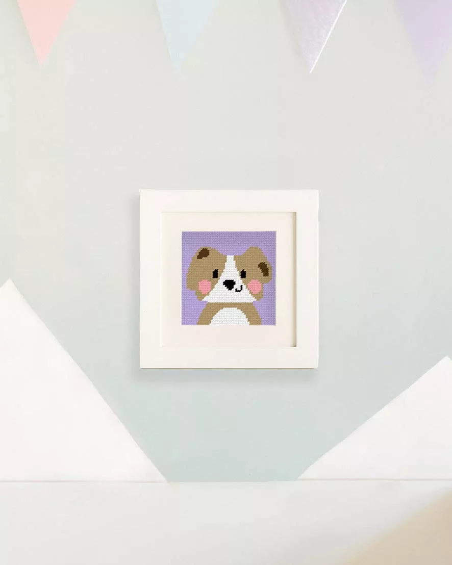 David, the Dog - Needlepoint Kit for Kids - homesewn