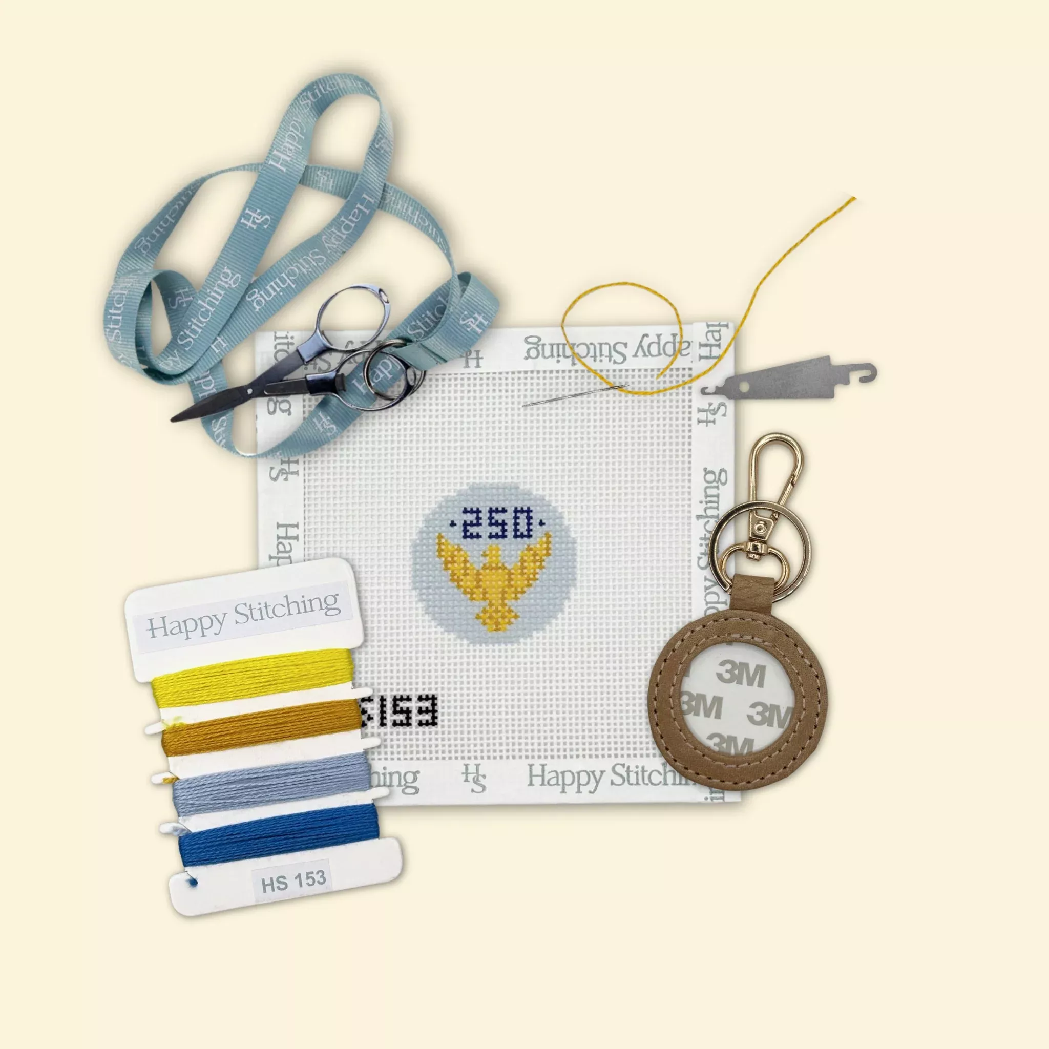 "Eagle" Happy Stitching All-In-One Key Fob/Bag Tag Kit