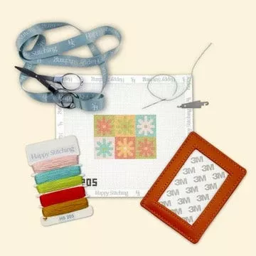 "Flower Funds" Happy Stitching All-In-One Card Wallet Kit