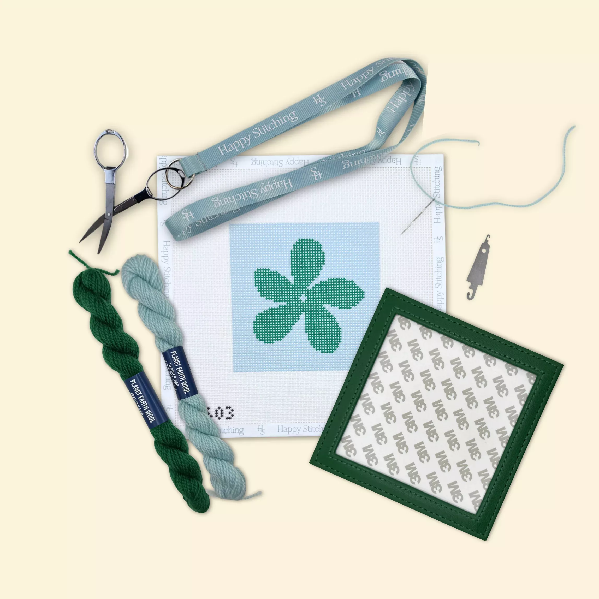 "Fresh Cut" Happy Stitching All-In-One Coaster Kit