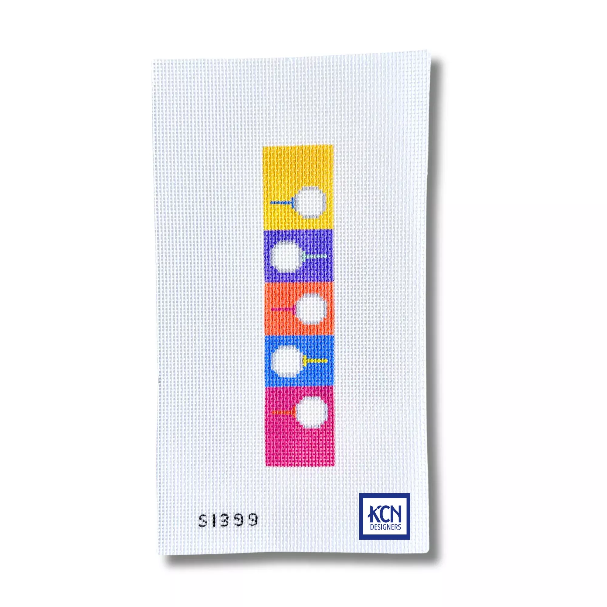 Golf Tee Key Fob/Bookmark Canvas