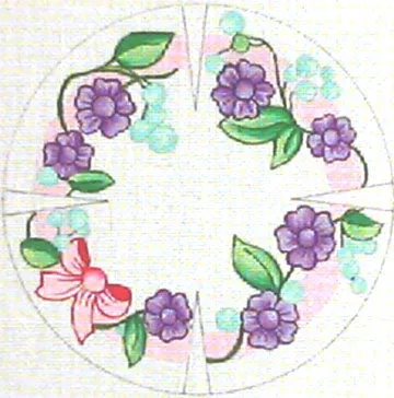 Kippah Ribbons with Flower