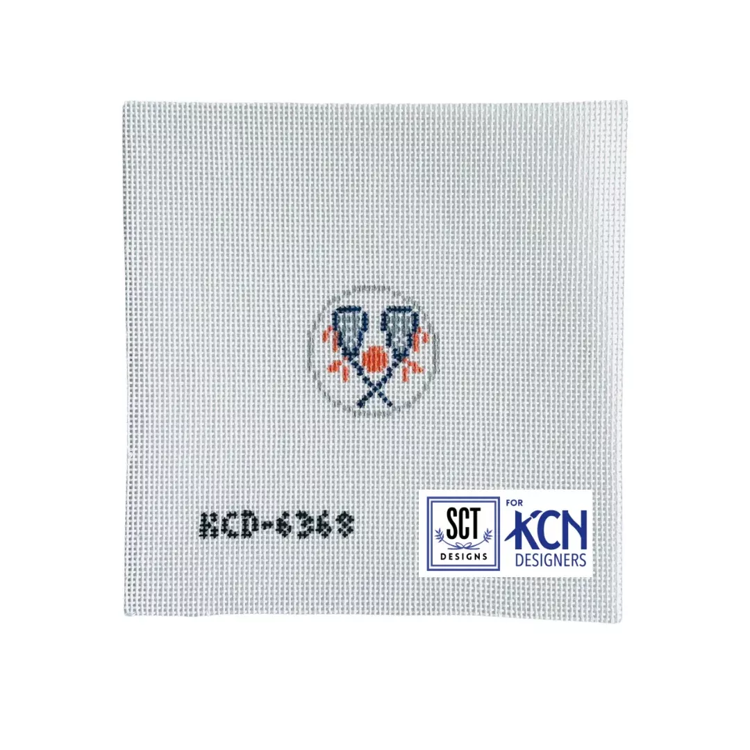 Lacrosse Key Fob Insert Canvas