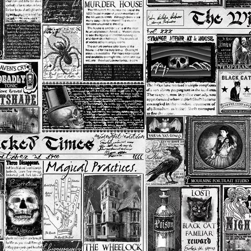 Mad Scientist - Wicked Time Newspaper White | WICKED-CD1825