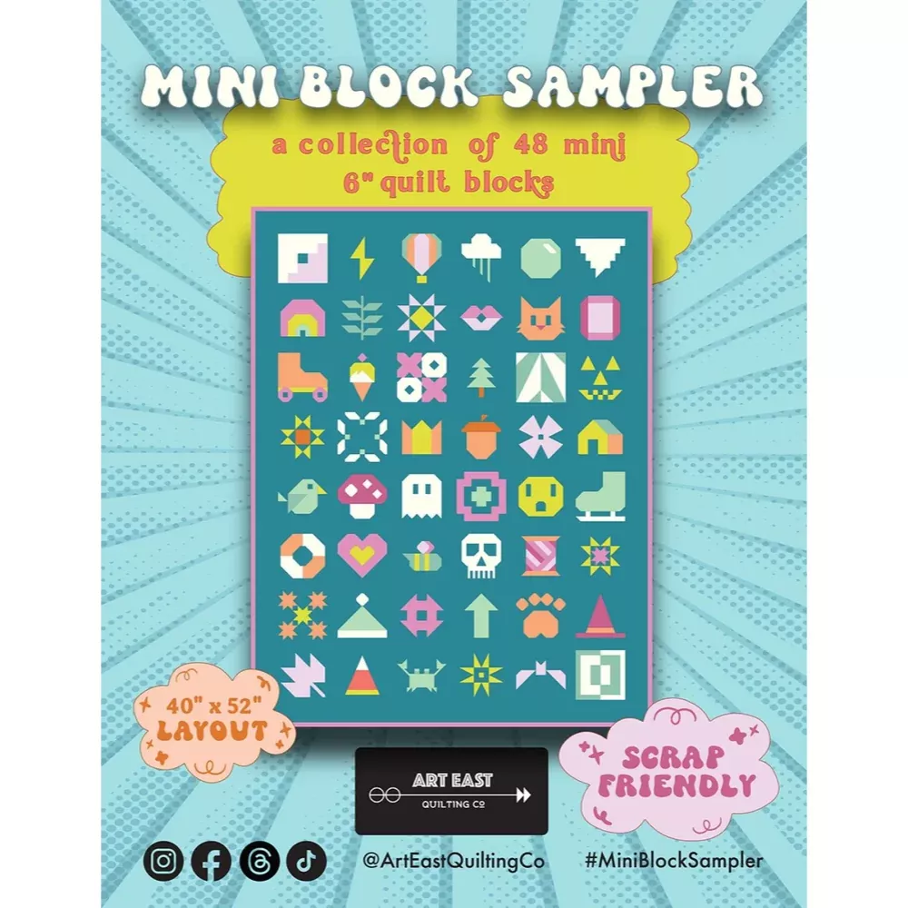 Mini Block Sampler | Art East Quilting Co.