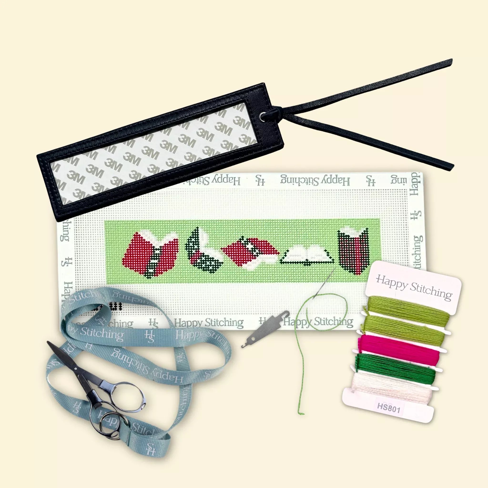 "Mint Condition" Happy Stitching All-In-One Bookmark Kit