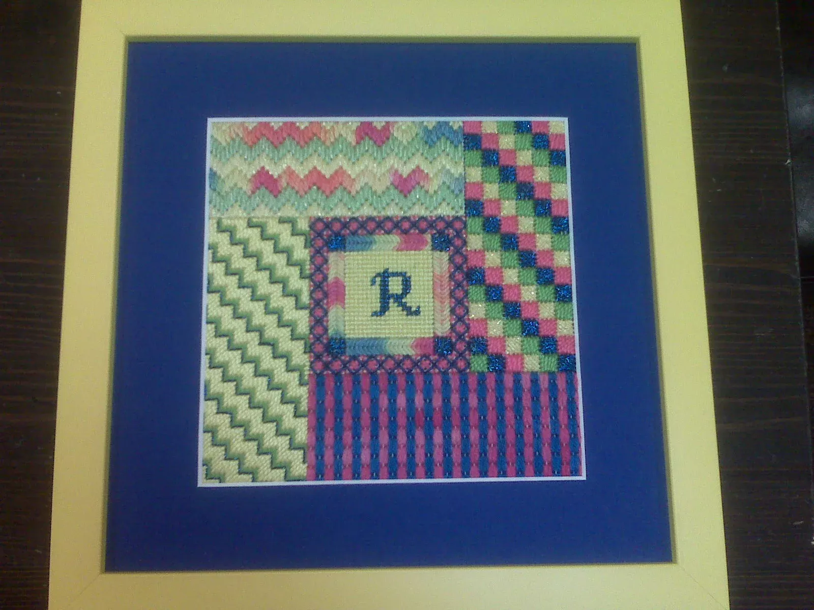 Monogram Sampler- Learn New Stitches