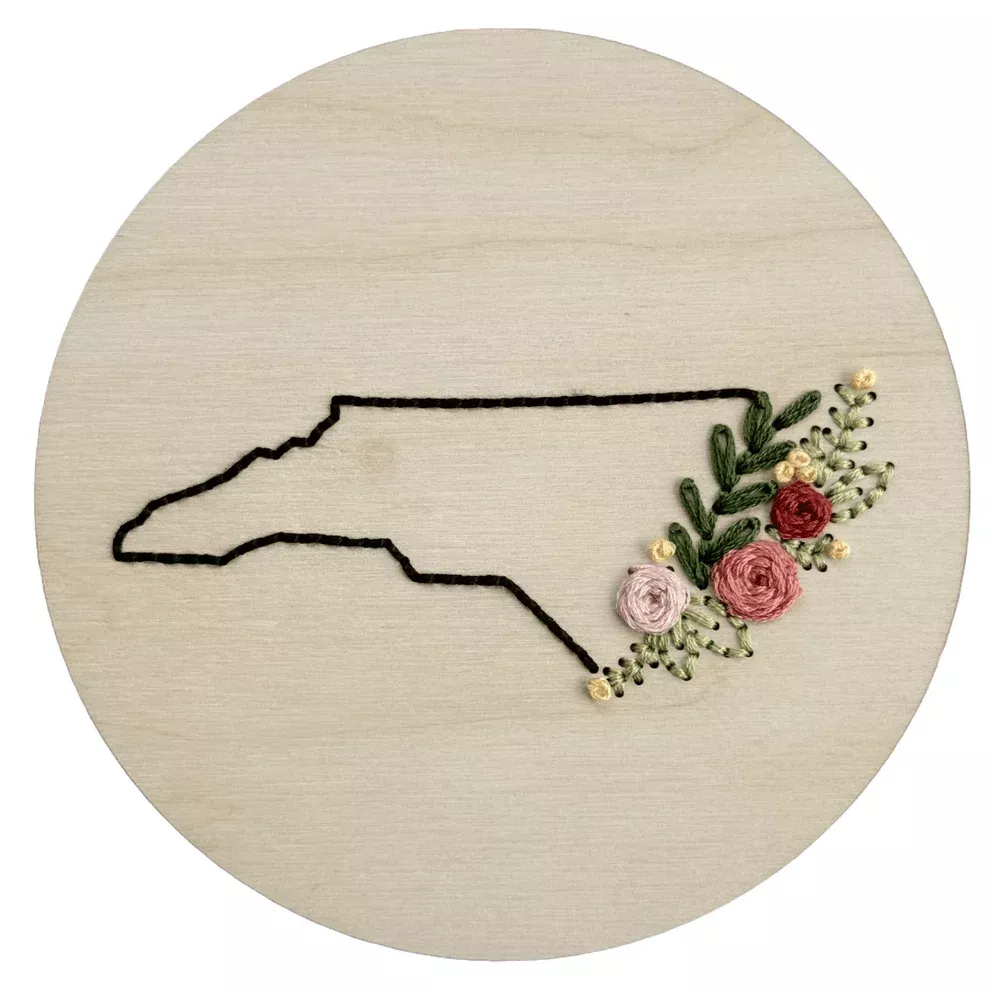 Pennsylvania Wood Embroidery Disk Kit - homesewn
