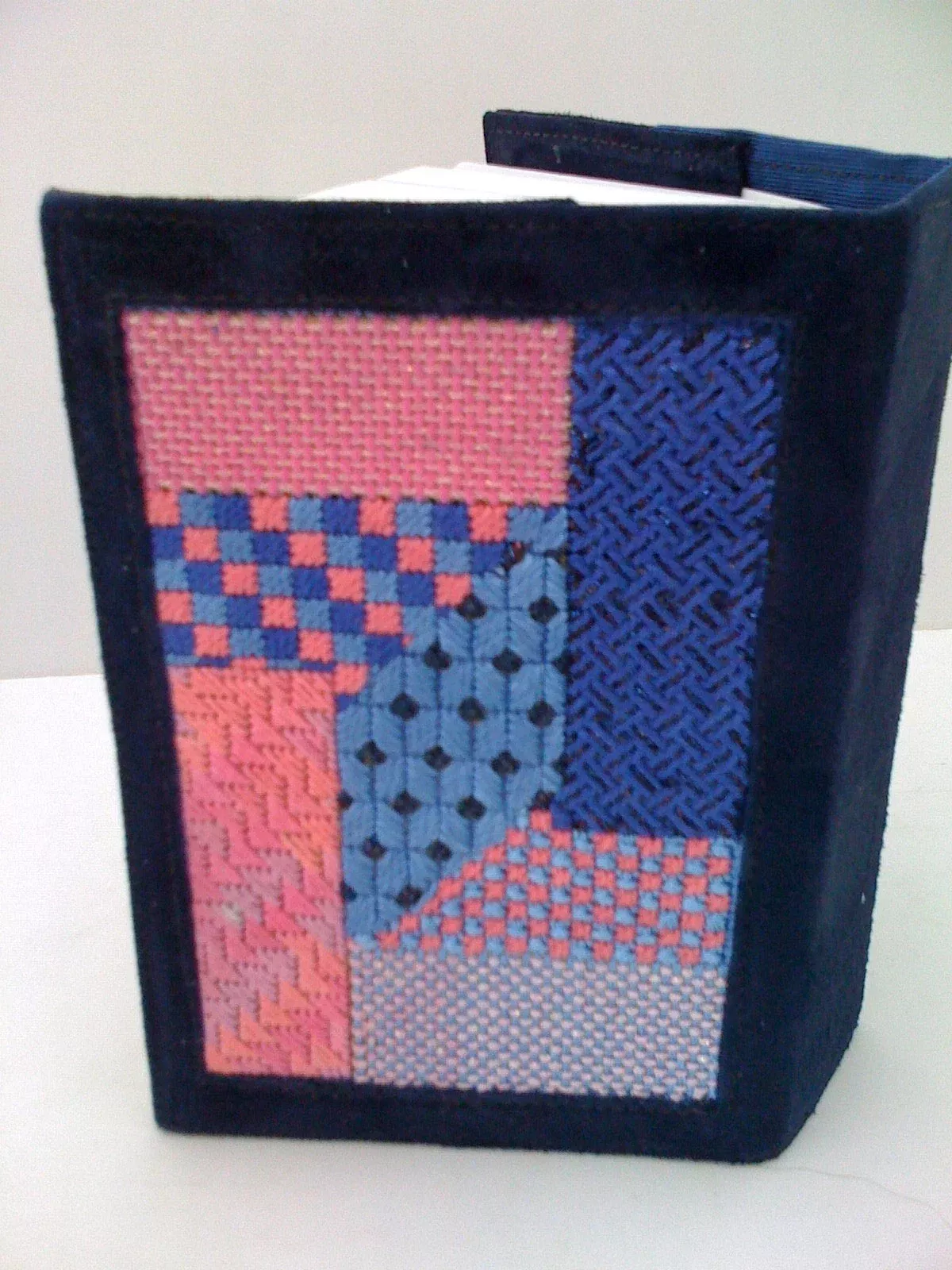 Pink and Blue Geometric Siddur Chart