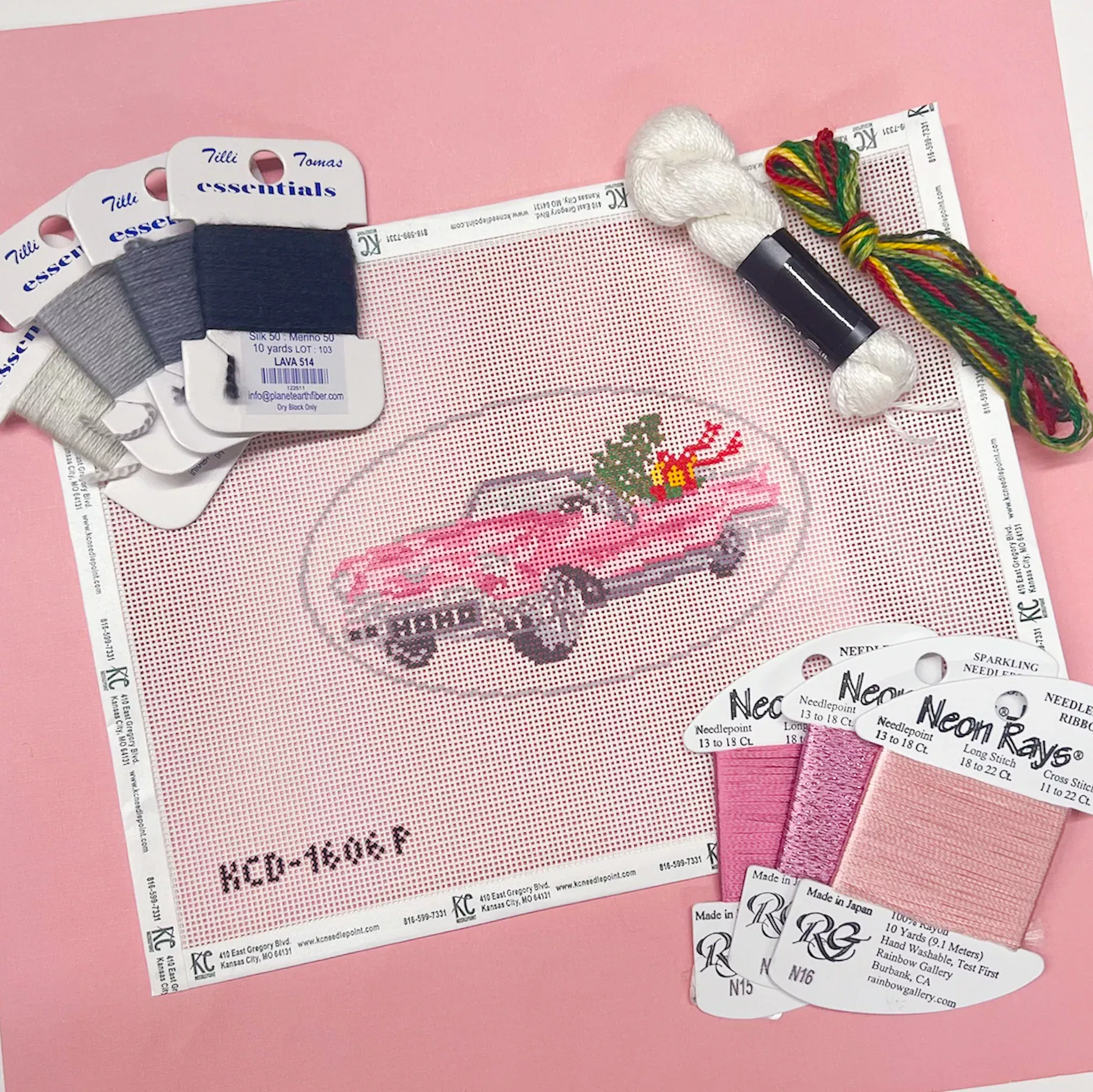 Pink Christmas Cadillac Kit