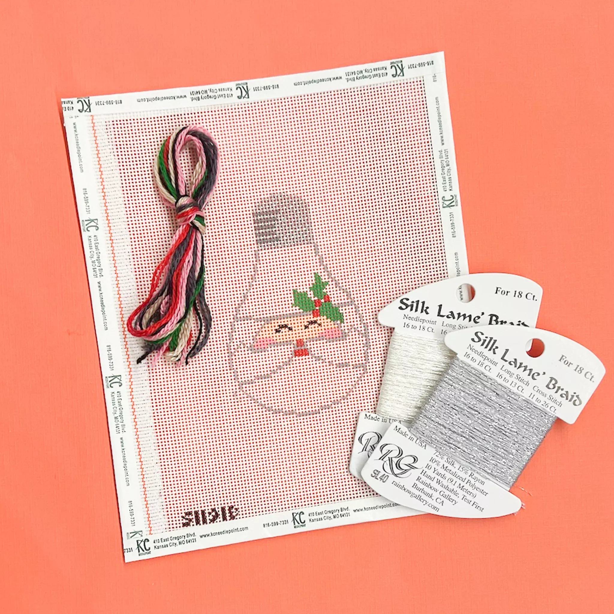 Santa Face Light Bulb Kit