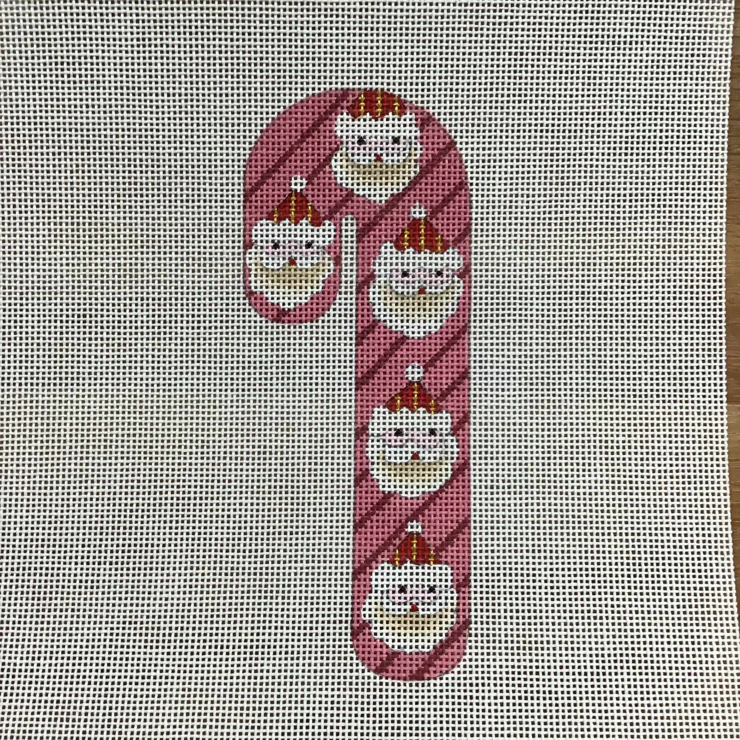 Santas Candy Cane Canvas