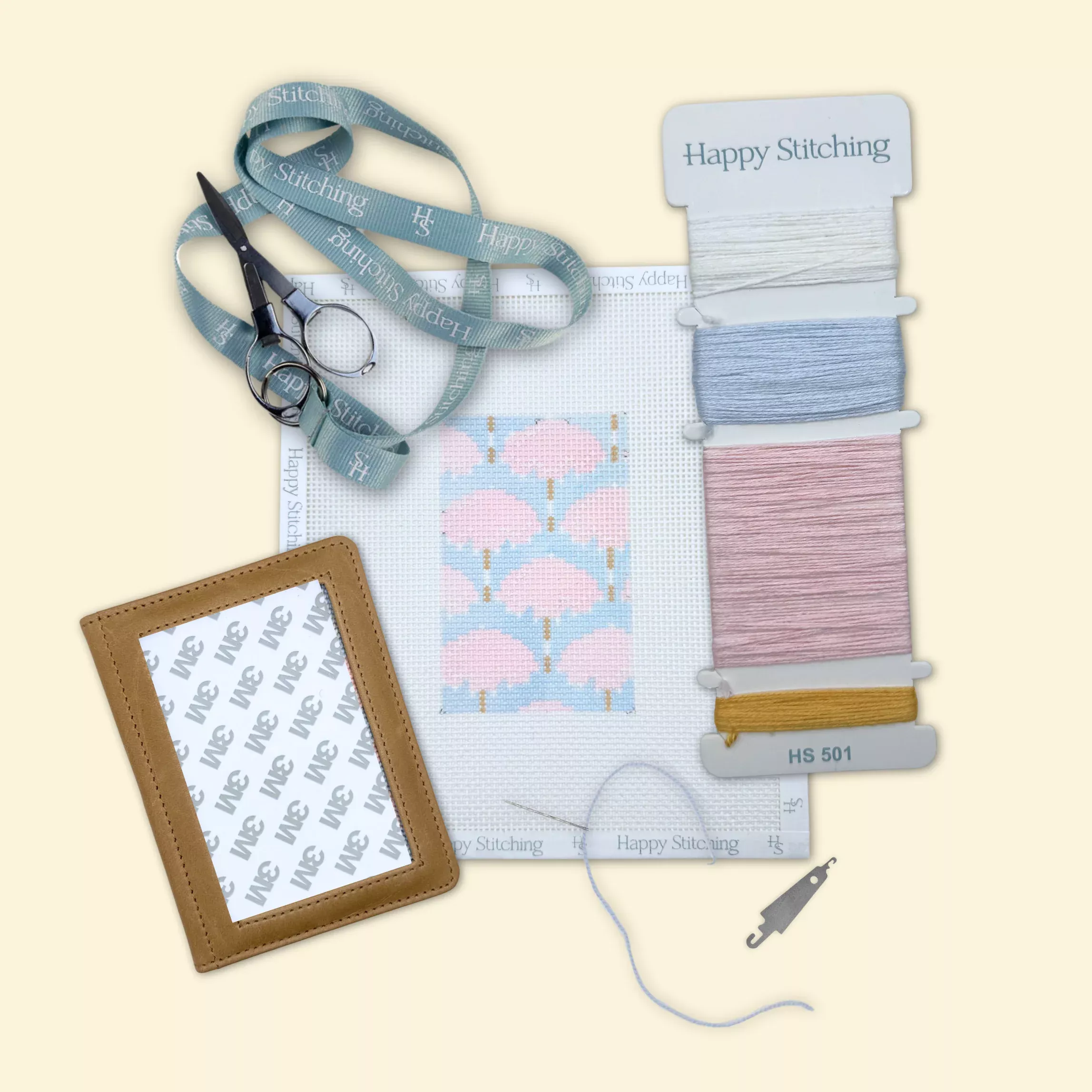 "The Shade Parade" Happy Stitching All-In-One Passport Case Kit