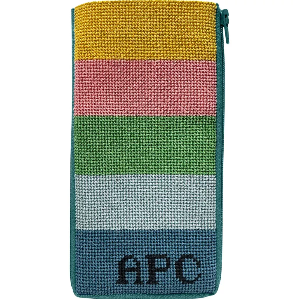 Striped Monogram Eyeglass Case Kit