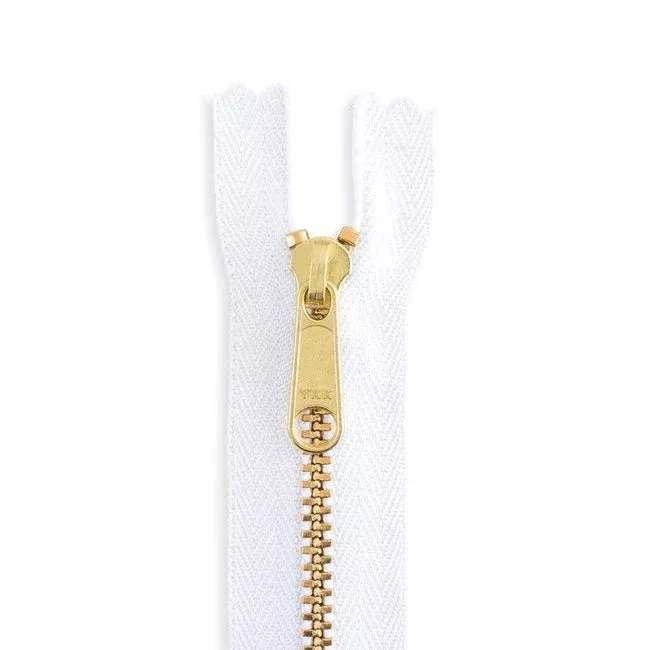 YKK #4.5 Brass Long Pull Bag Zipper - 24" Length - homesewn