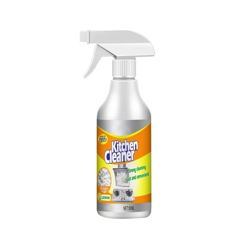 yuoseg Powerful Heavy Foam Cleaner Stain Remover Multipurpose Kitchen Grills Ovens Dirt Oil Cleaning Foam Washing Tool Easy Install Easy to Use