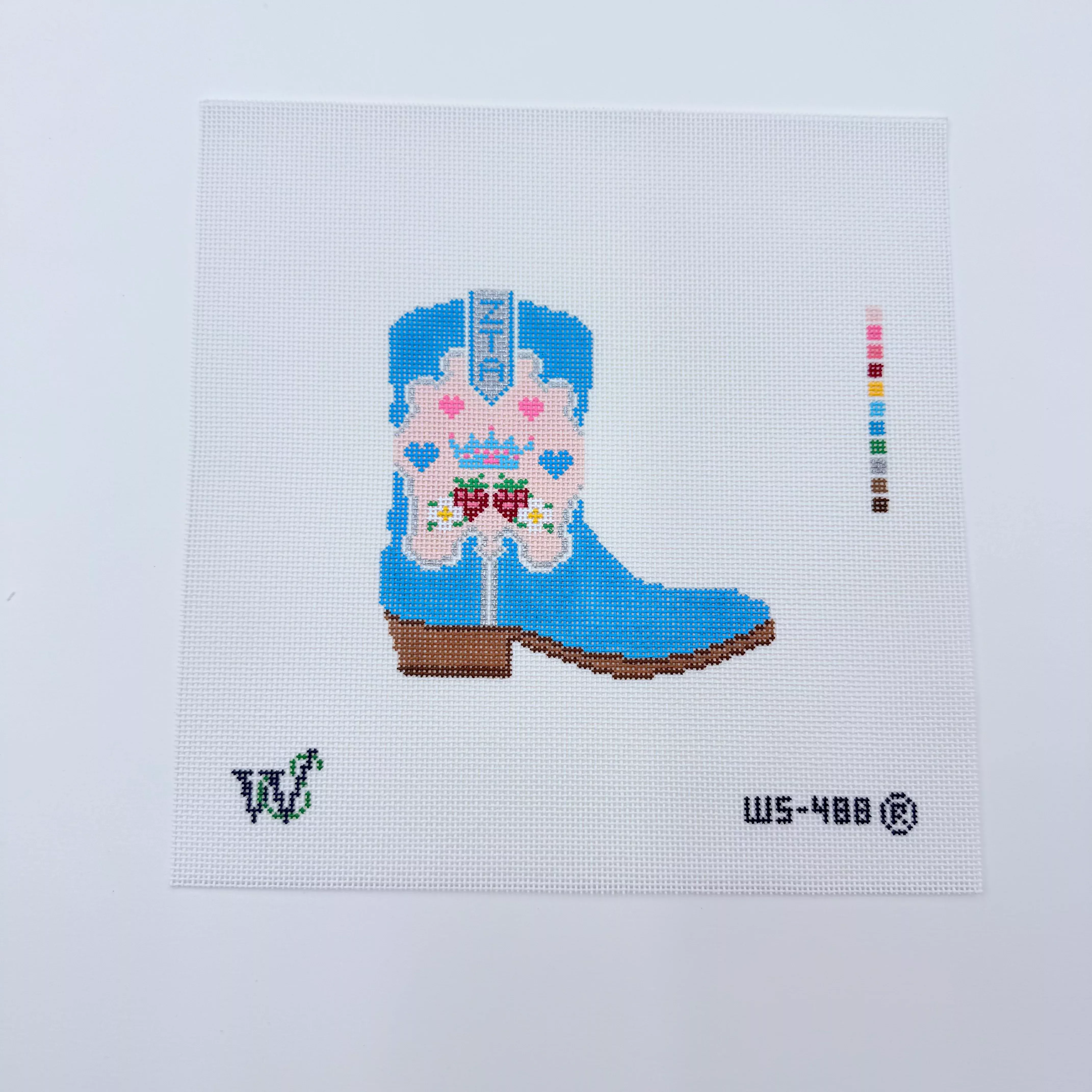 Zeta Tau Alpha Boot Canvas