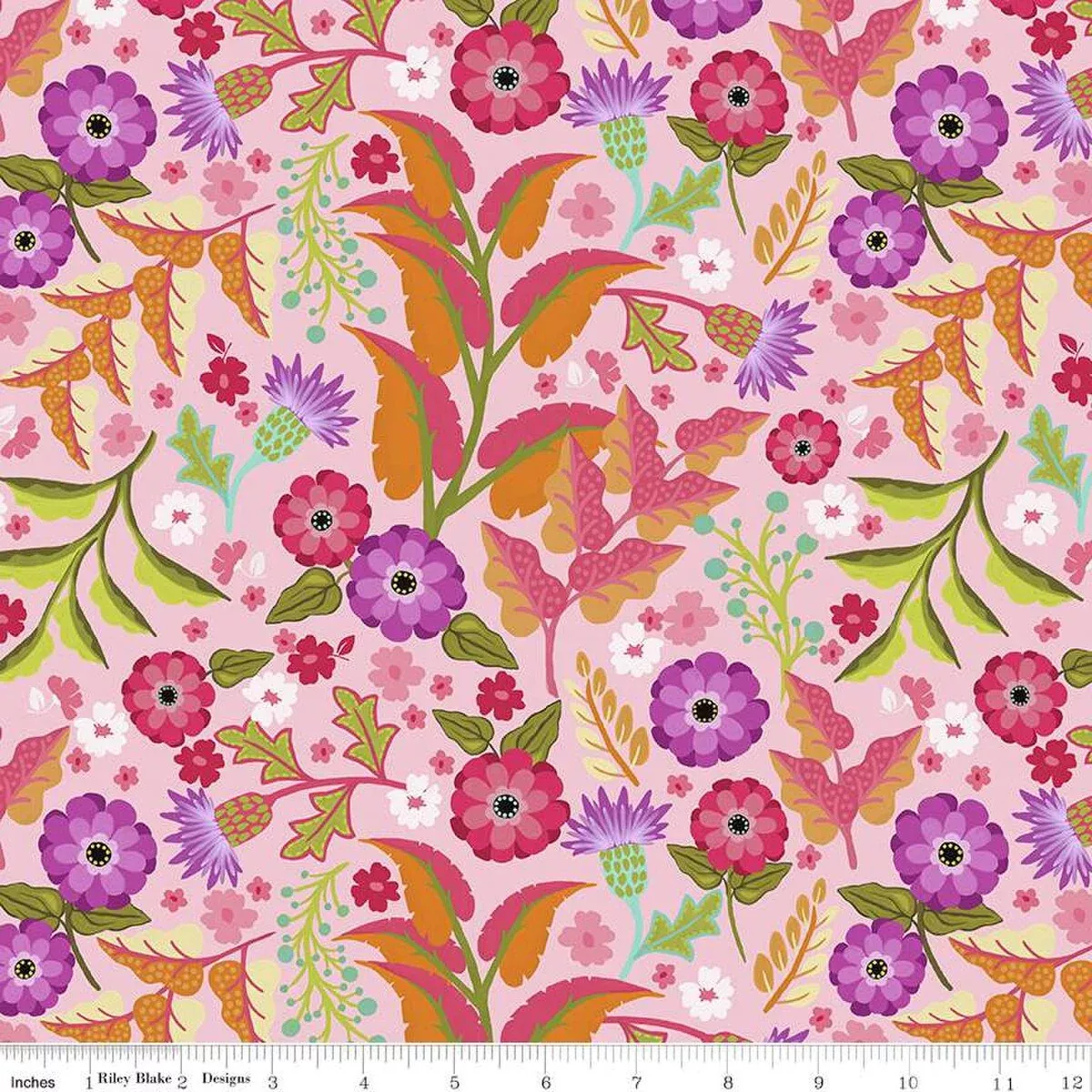 Zinnias - Floral Pink | C16691-PINK