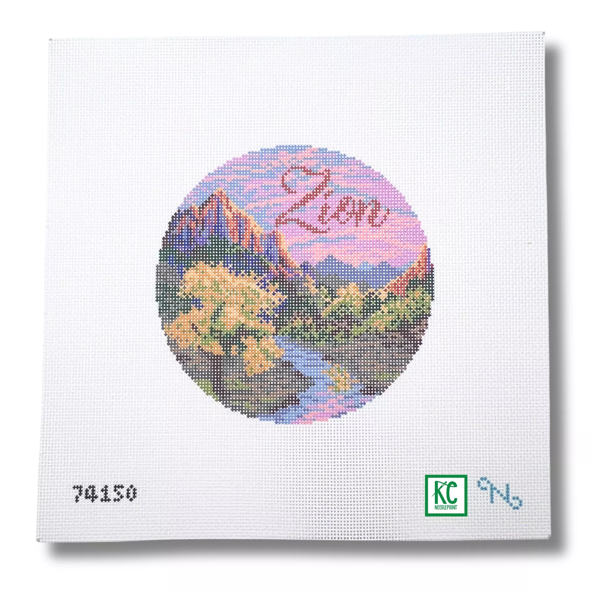 Zion Travel Round Canvas