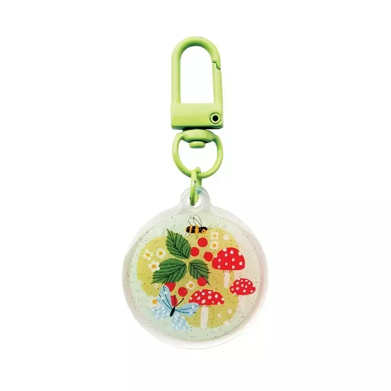 Zipper Glitter Charm Tiny Meadow 1.5″x3″ Lizzy House LH-LOVEZ004