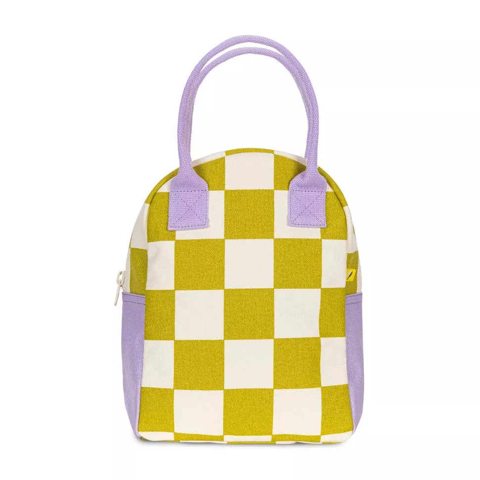 Zipper Lunch - Checks Pear - homesewn
