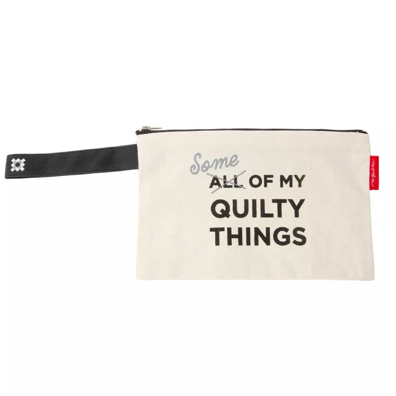 Zipper Pouch Quilty Things 10" from Moda