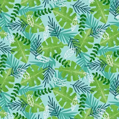 Zoo Crew - Tossed Leaves Sage | 3868-66